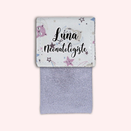 Pochette aimantée Luna la chouette