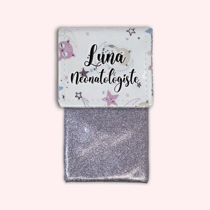 Pochette aimantée Luna la chouette