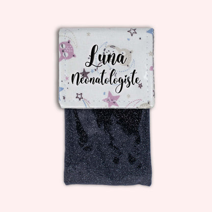 Pochette aimantée Luna la chouette