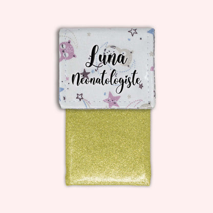 Pochette aimantée Luna la chouette