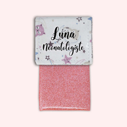 Pochette aimantée Luna la chouette