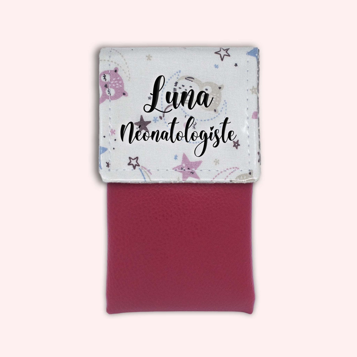 Pochette aimantée Luna la chouette