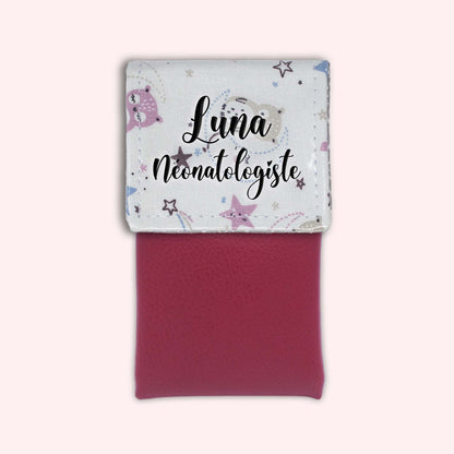 Pochette aimantée Luna la chouette