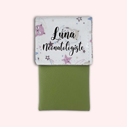 Pochette aimantée Luna la chouette