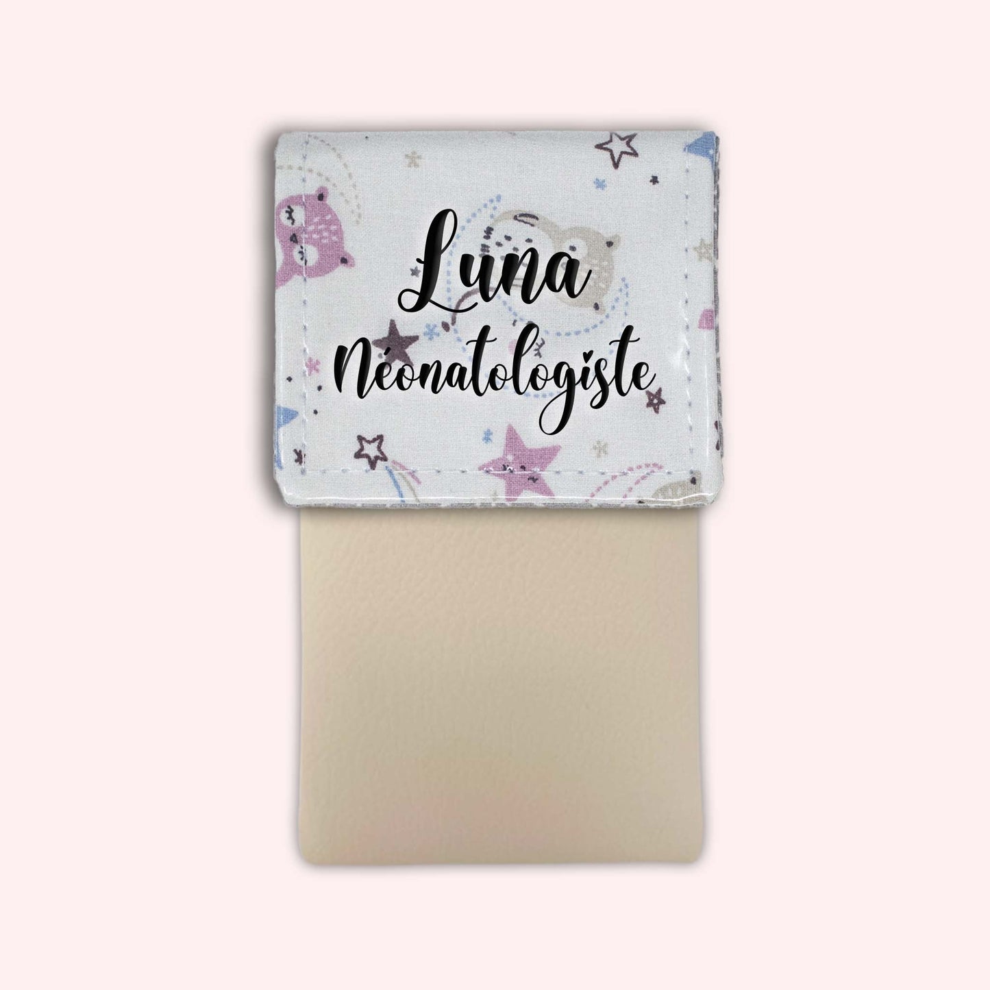 Pochette aimantée Luna la chouette