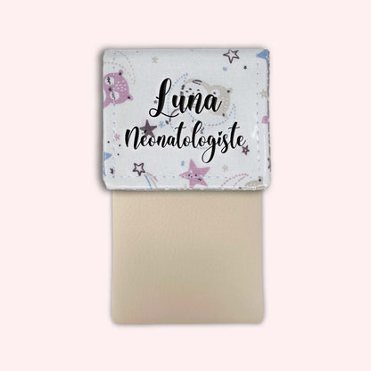 Pochette aimantée Luna la chouette