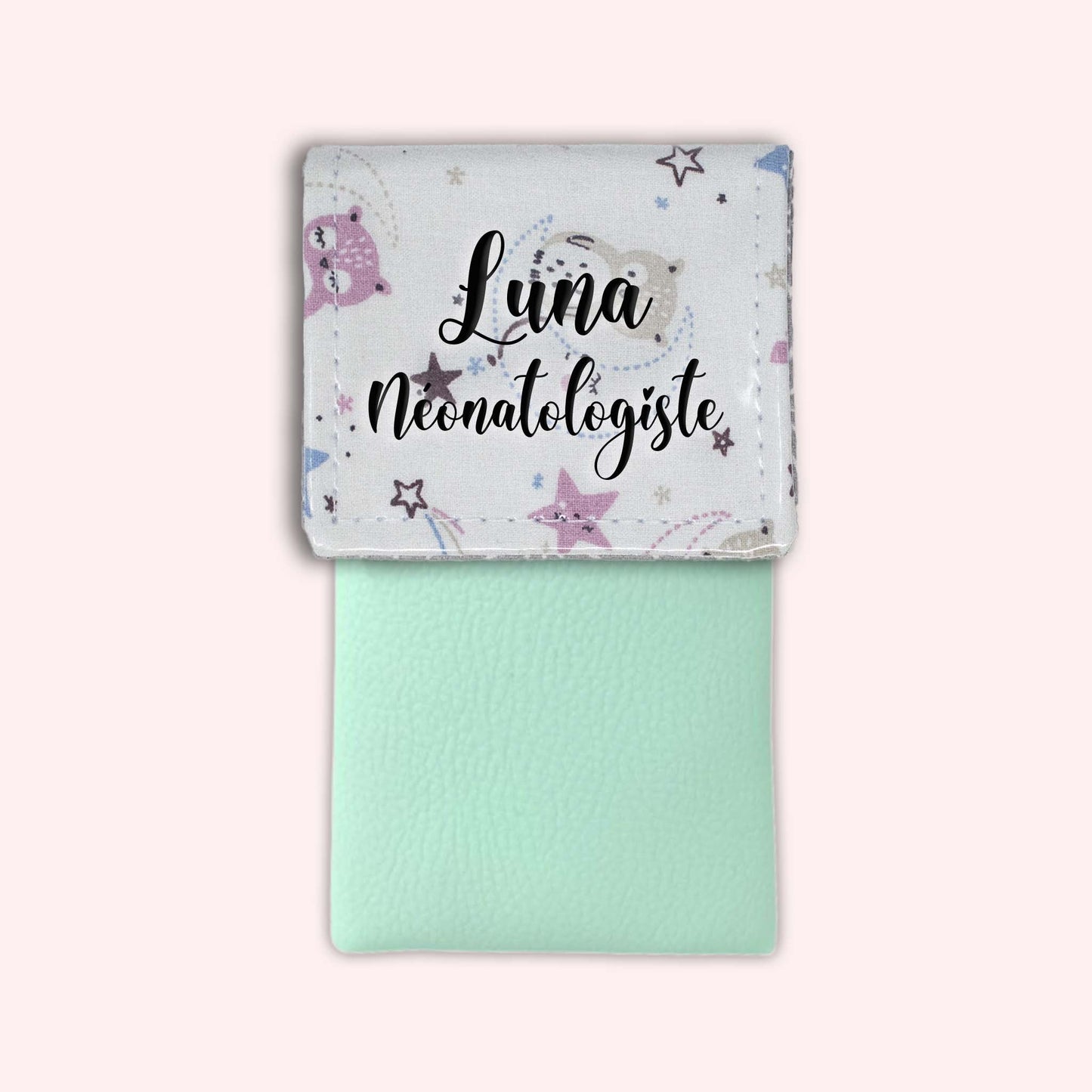 Pochette aimantée Luna la chouette