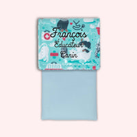 Pochette aimantée Vétérinaire bleu