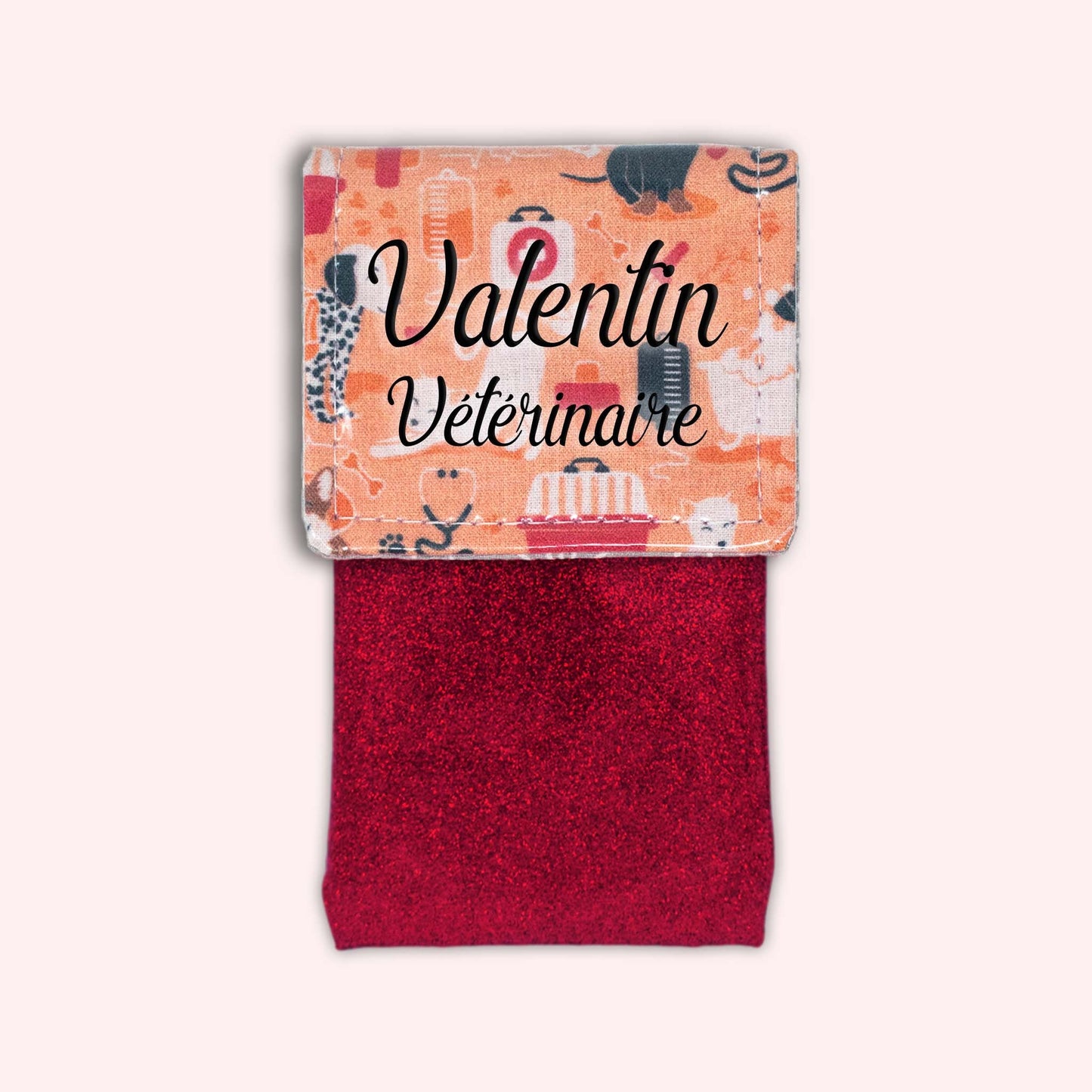Orange Veterinarian Magnetic Pouch