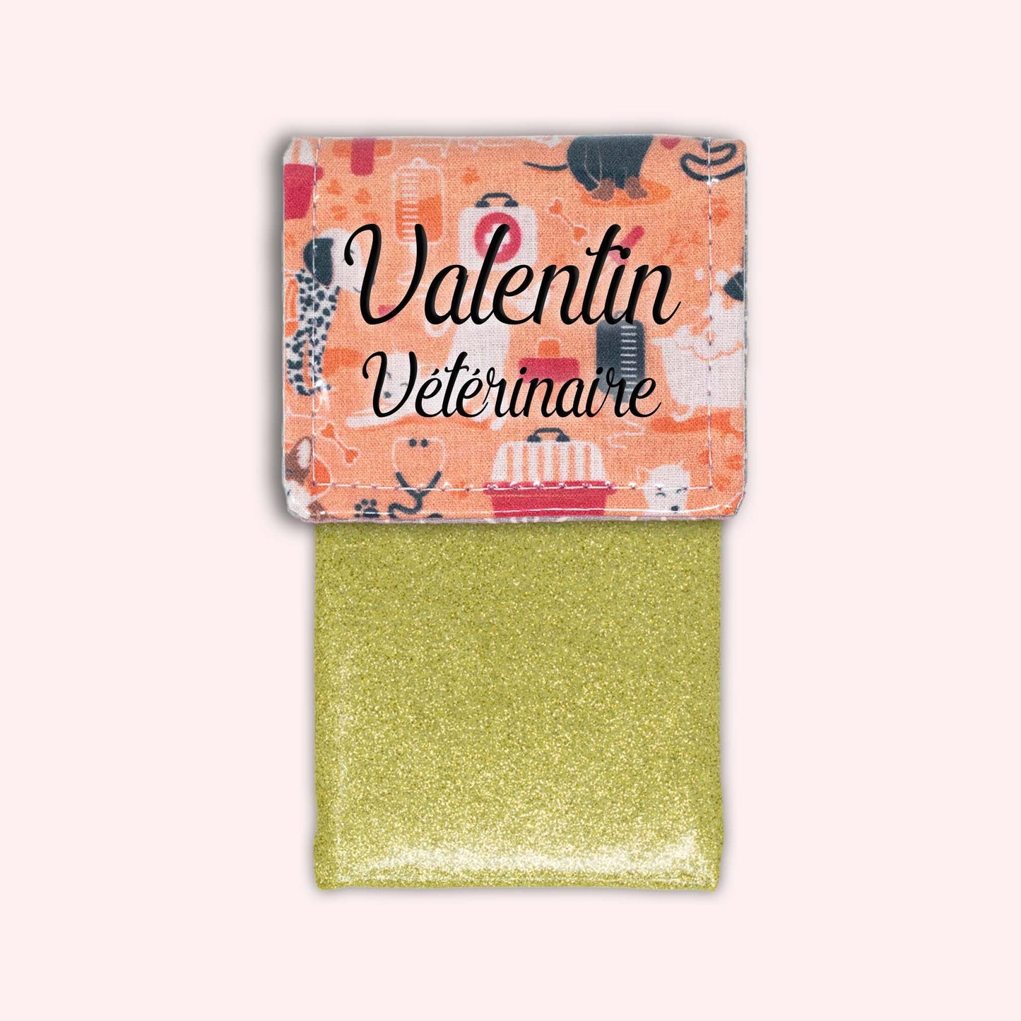 Orange Veterinarian Magnetic Pouch