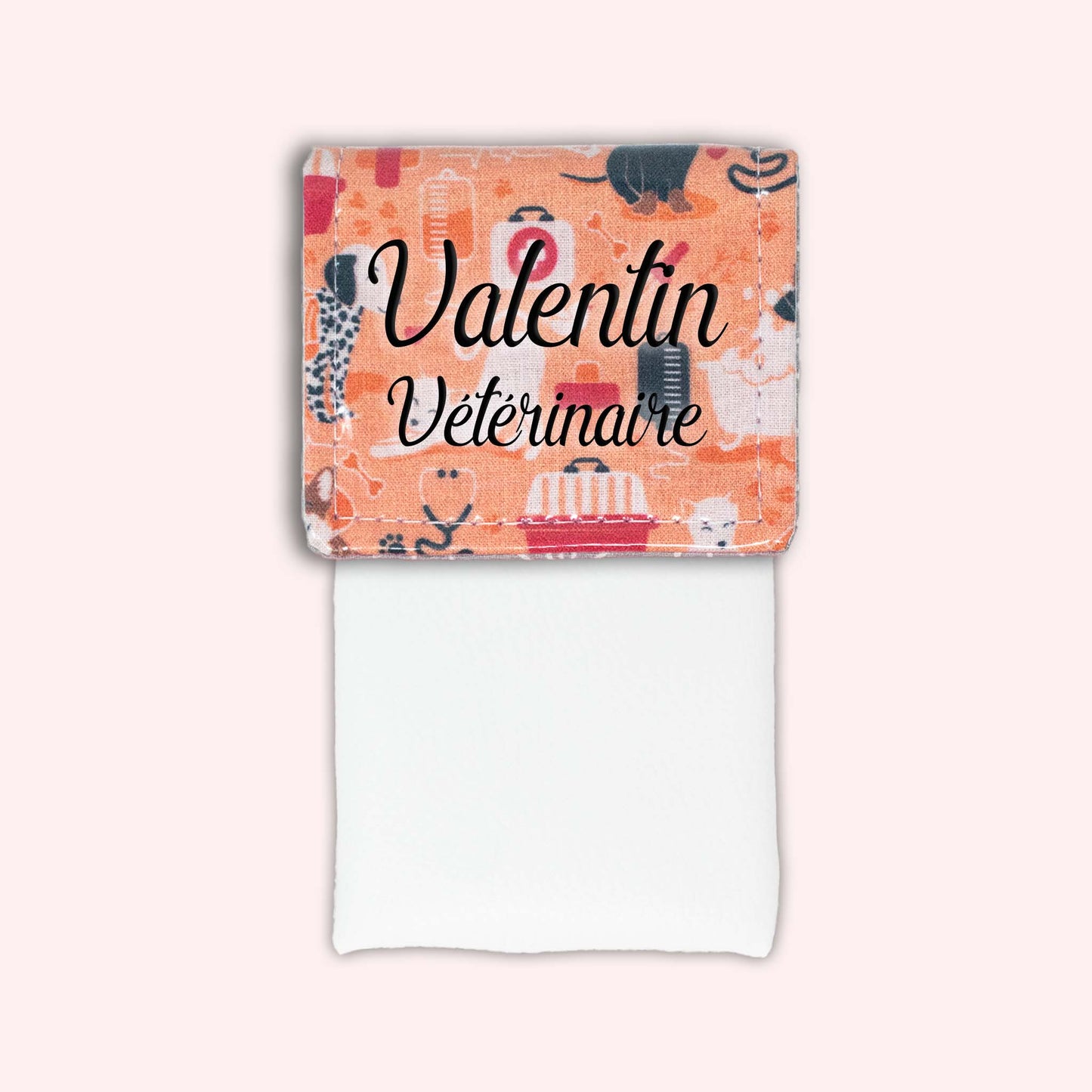 Orange Veterinarian Magnetic Pouch