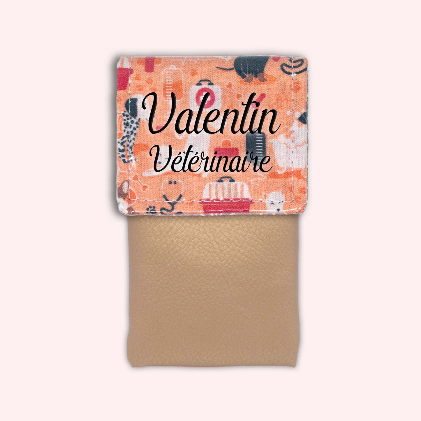 Orange Veterinarian Magnetic Pouch