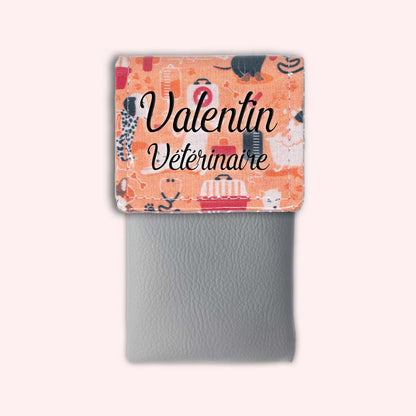 Orange Veterinarian Magnetic Pouch