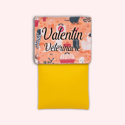 Orange Veterinarian Magnetic Pouch