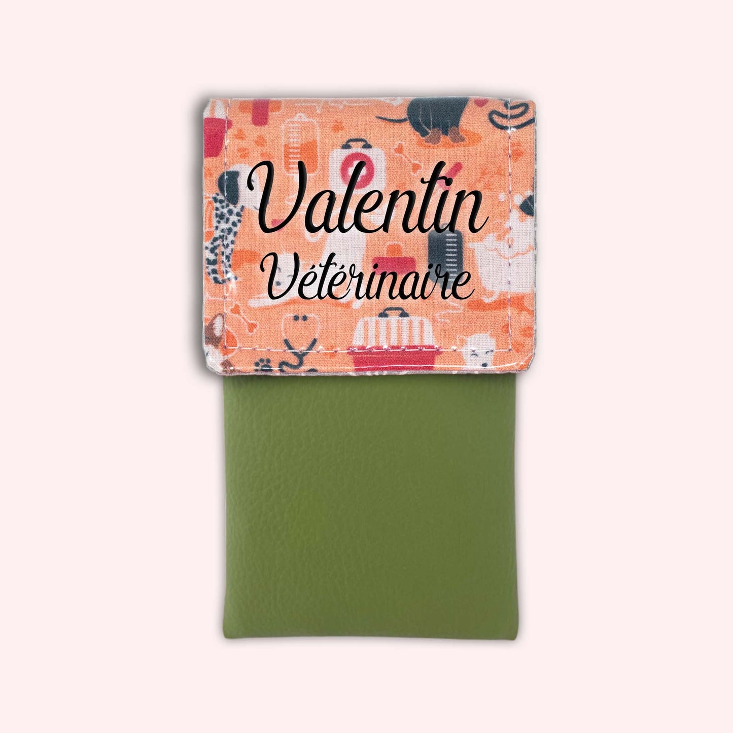 Orange Veterinarian Magnetic Pouch