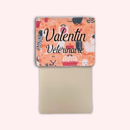 Orange Veterinarian Magnetic Pouch