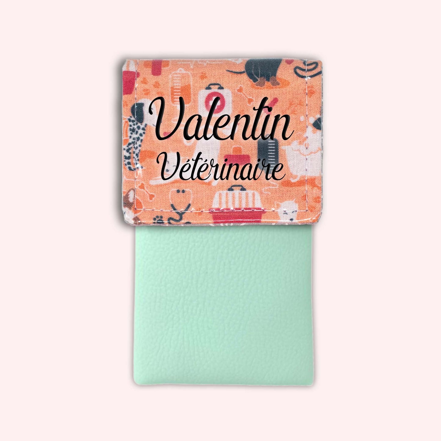 Orange Veterinarian Magnetic Pouch