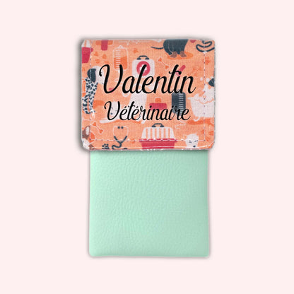 Orange Veterinarian Magnetic Pouch