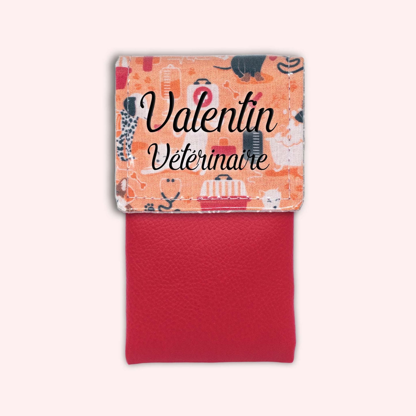 Orange Veterinarian Magnetic Pouch