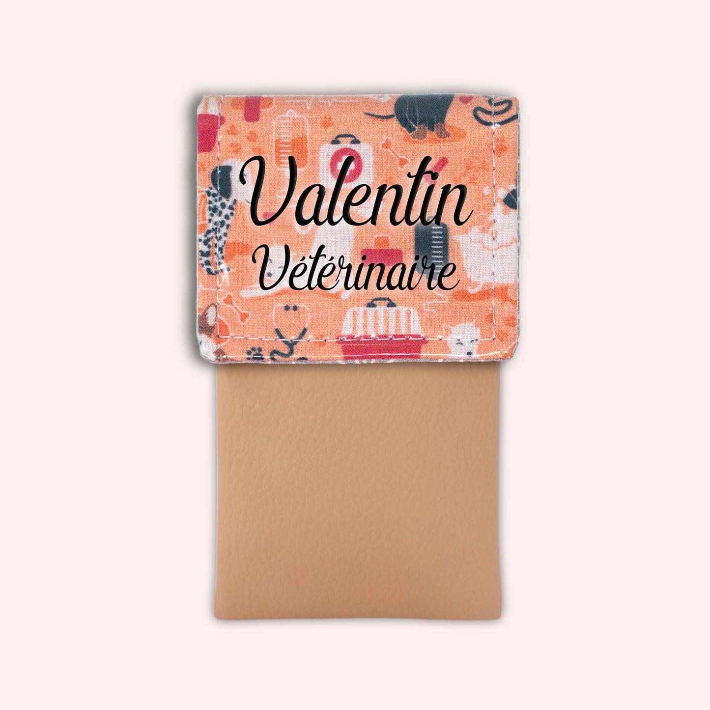 Orange Veterinarian Magnetic Pouch