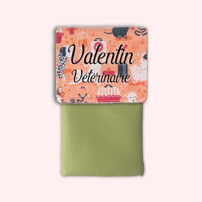 Orange Veterinarian Magnetic Pouch