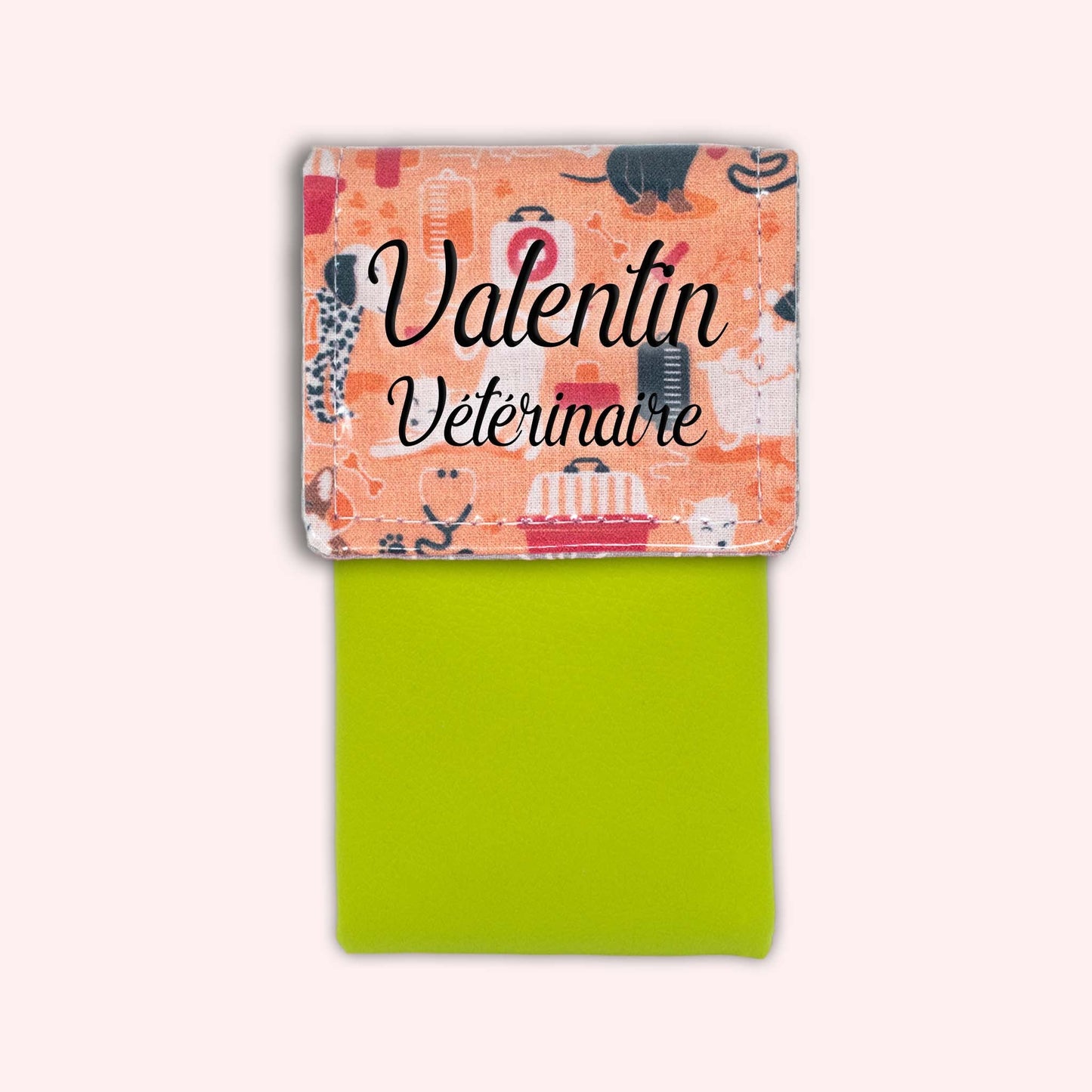 Orange Veterinarian Magnetic Pouch