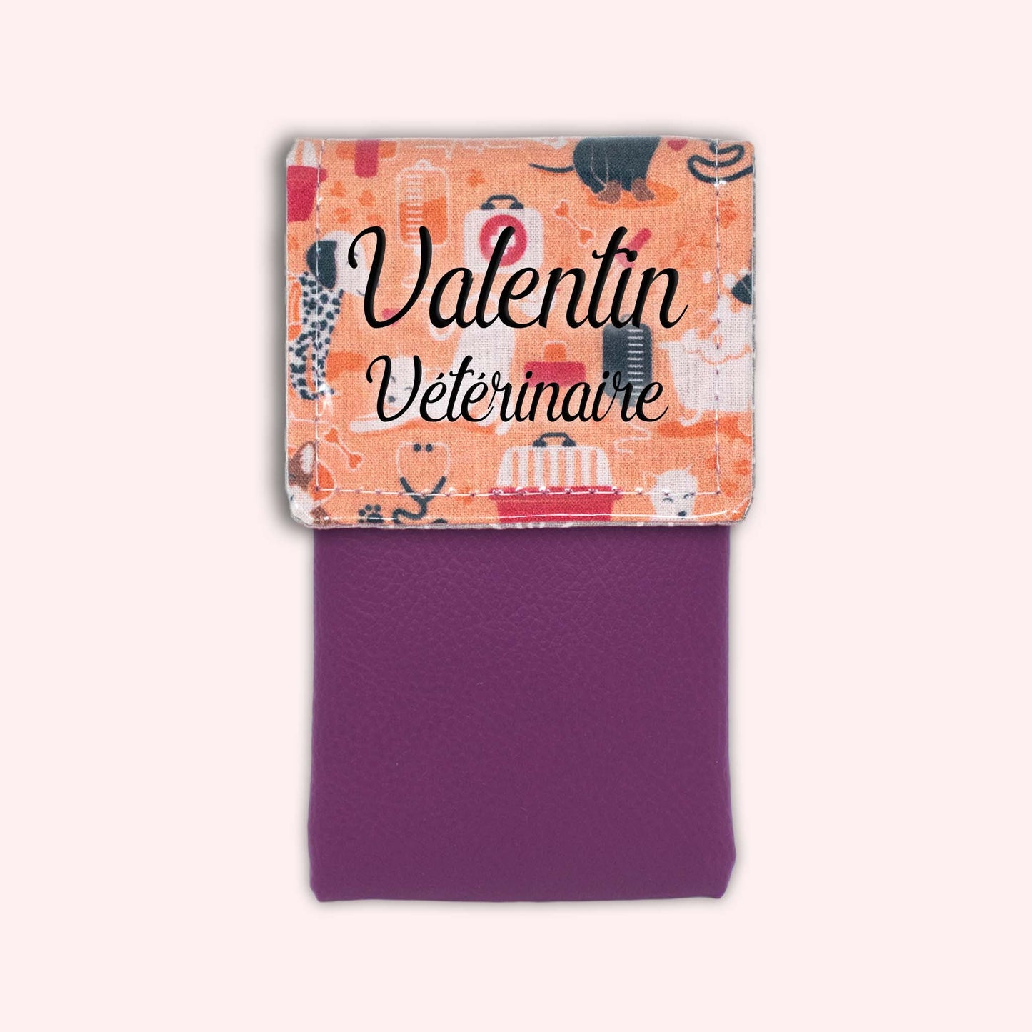 Orange Veterinarian Magnetic Pouch