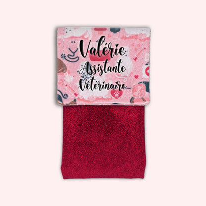 Pink Veterinarian Magnetic Pouch