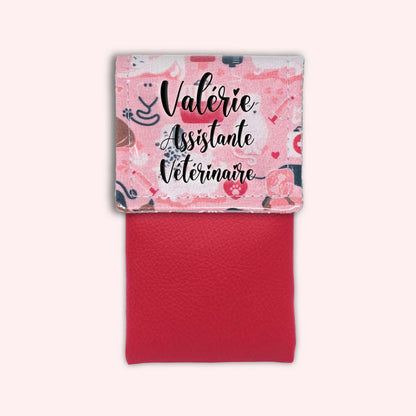Pink Veterinarian Magnetic Pouch