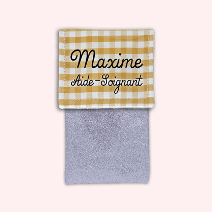 Pochette aimantée Vichy Dune