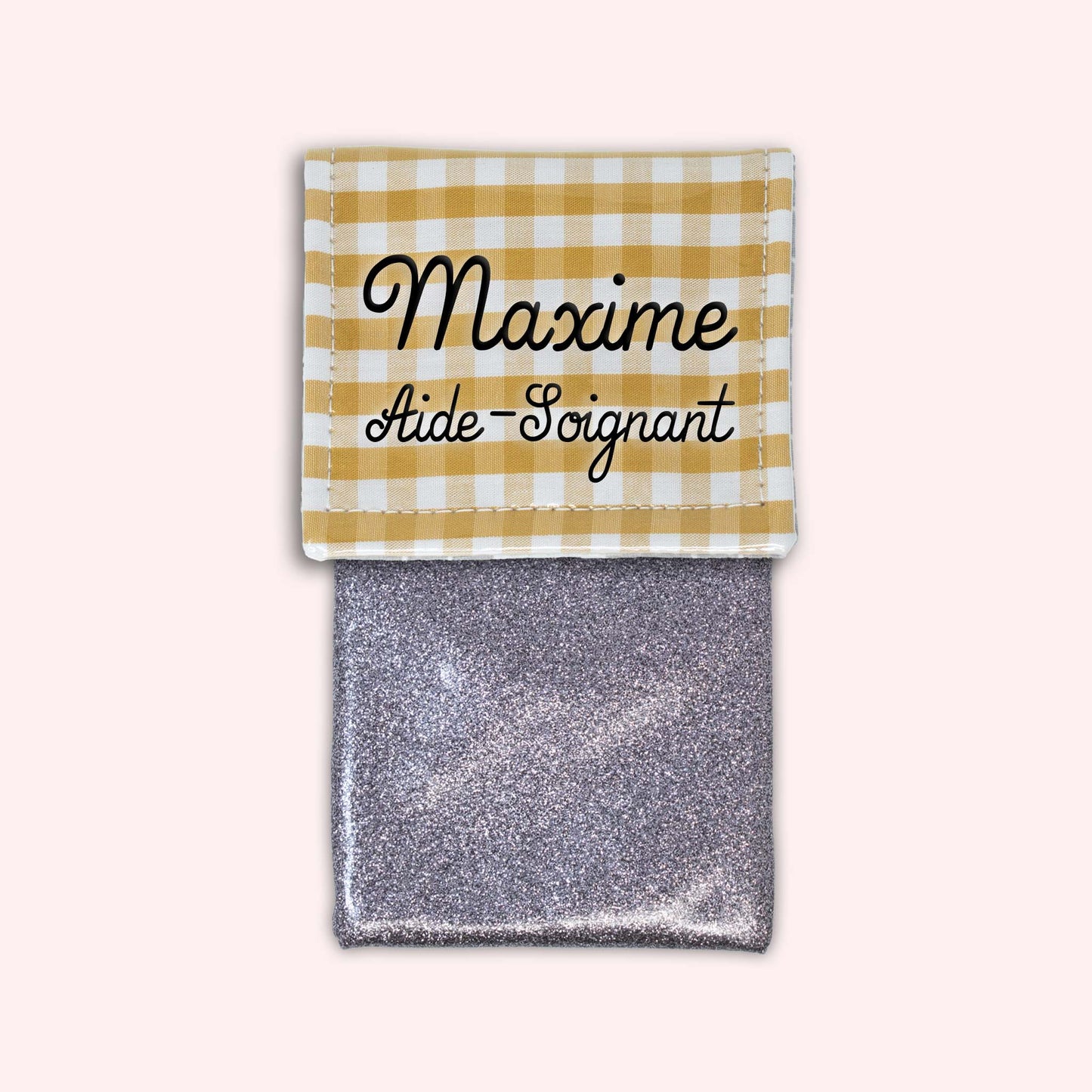 Pochette aimantée Vichy Dune
