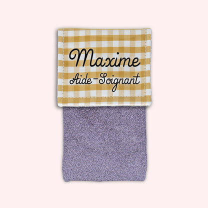 Pochette aimantée Vichy Dune