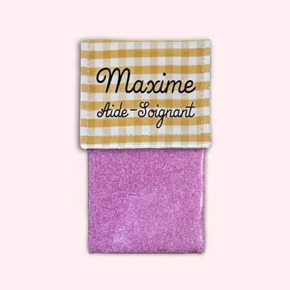 Pochette aimantée Vichy Dune