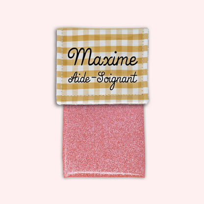 Pochette aimantée Vichy Dune