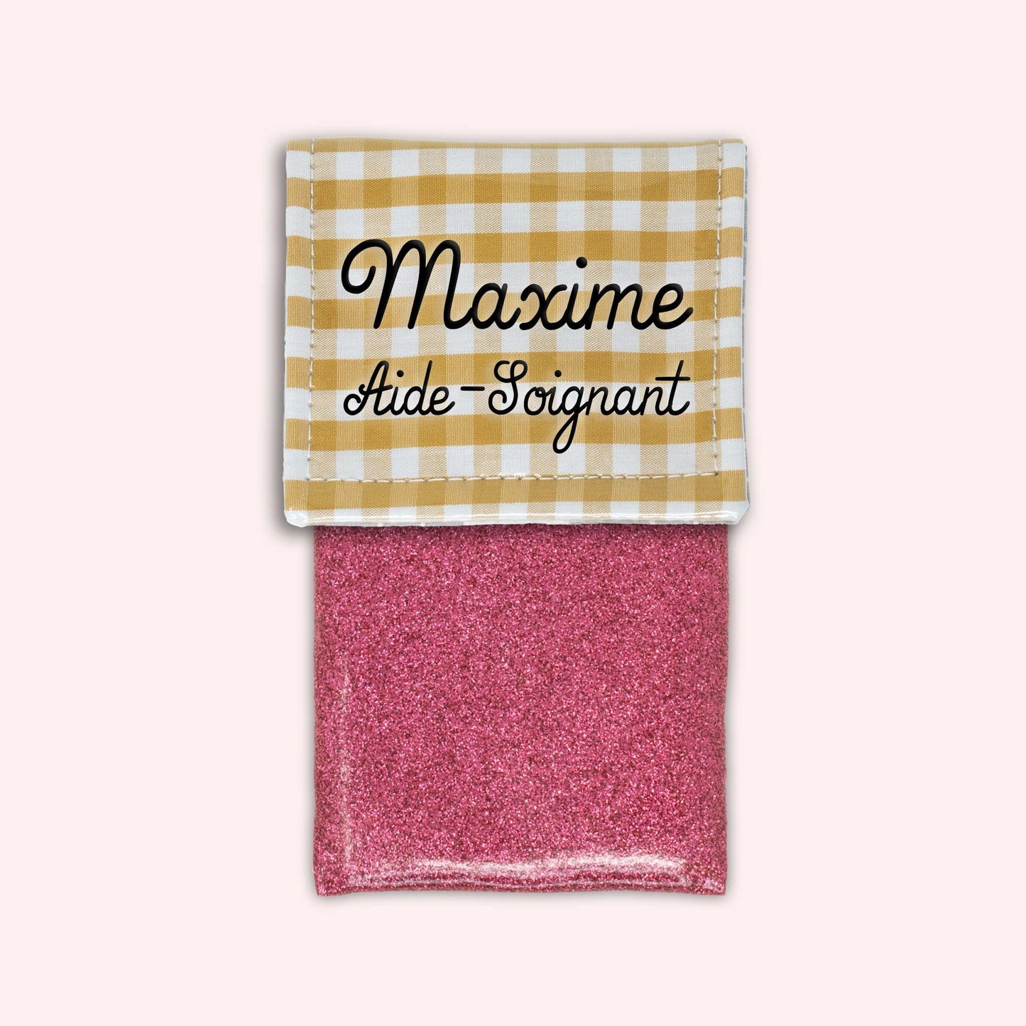 Pochette aimantée Vichy Dune