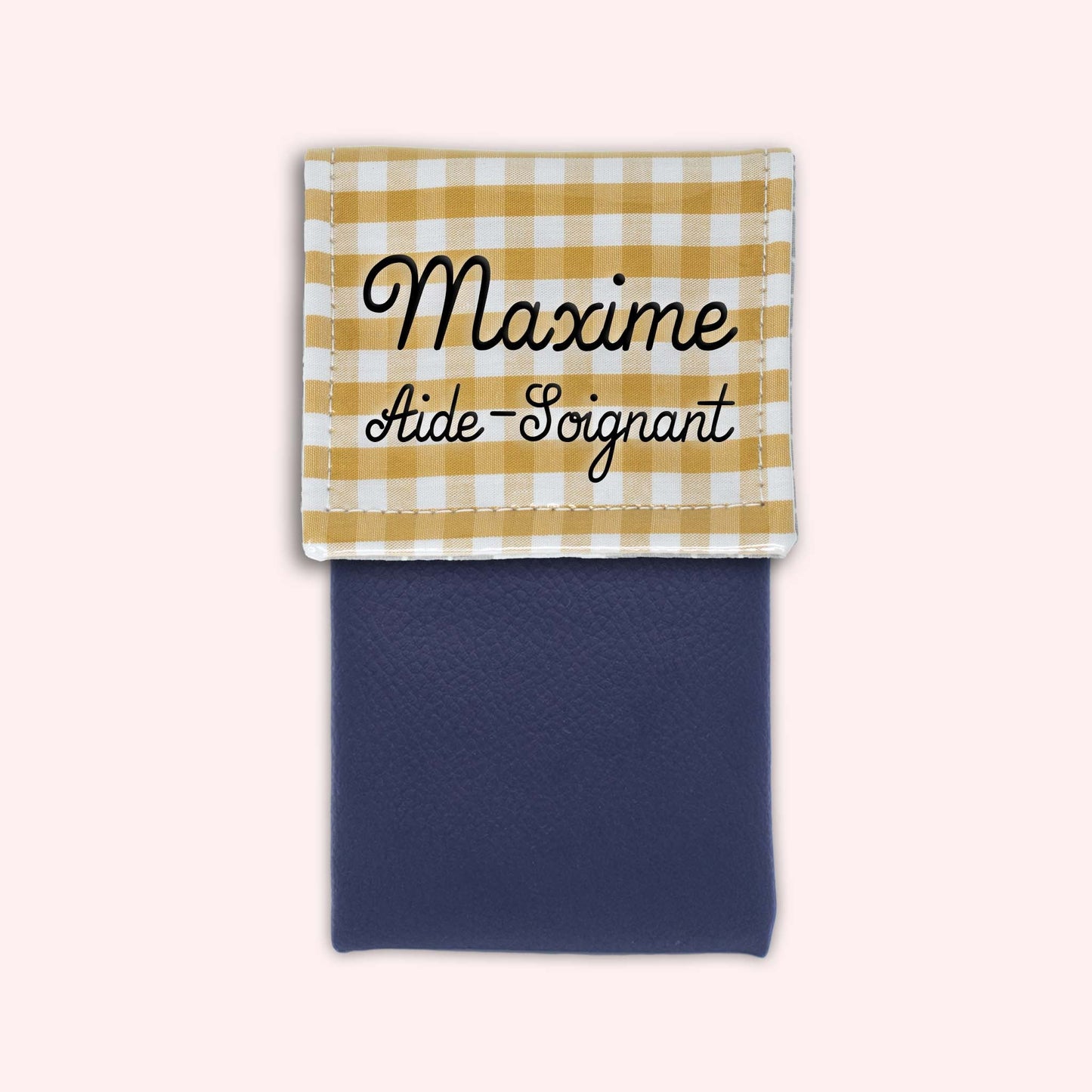 Pochette aimantée Vichy Dune