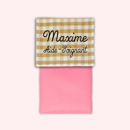 Pochette aimantée Vichy Dune