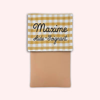 Pochette aimantée Vichy Dune