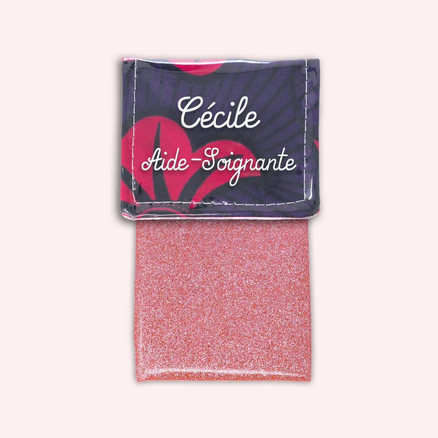 Pochette aimantée Wax Fuchsia et Violet