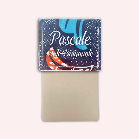 Wax Old Orange Blue Magnetic Pouch