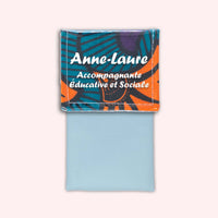 Pochette aimantée Wax Orange et Violet