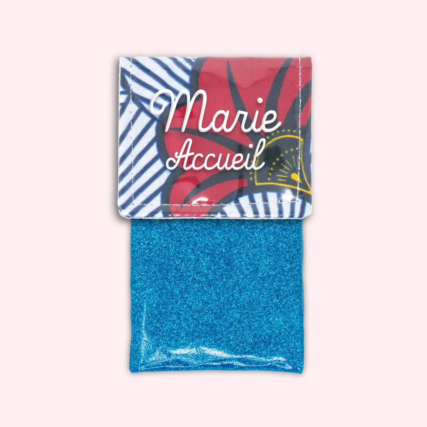 Pochette aimantée Wax Rouge et Orange