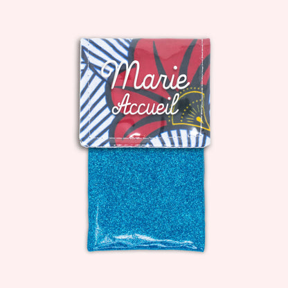 Pochette aimantée Wax Rouge et Orange