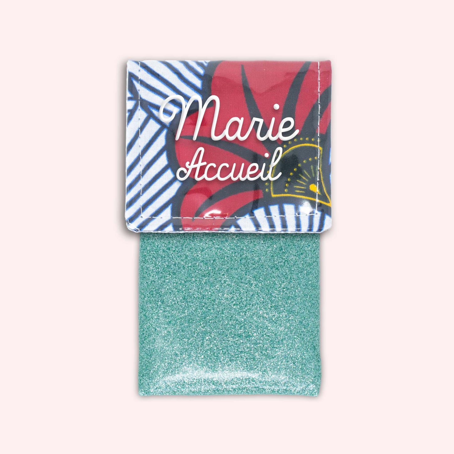 Pochette aimantée Wax Rouge et Orange