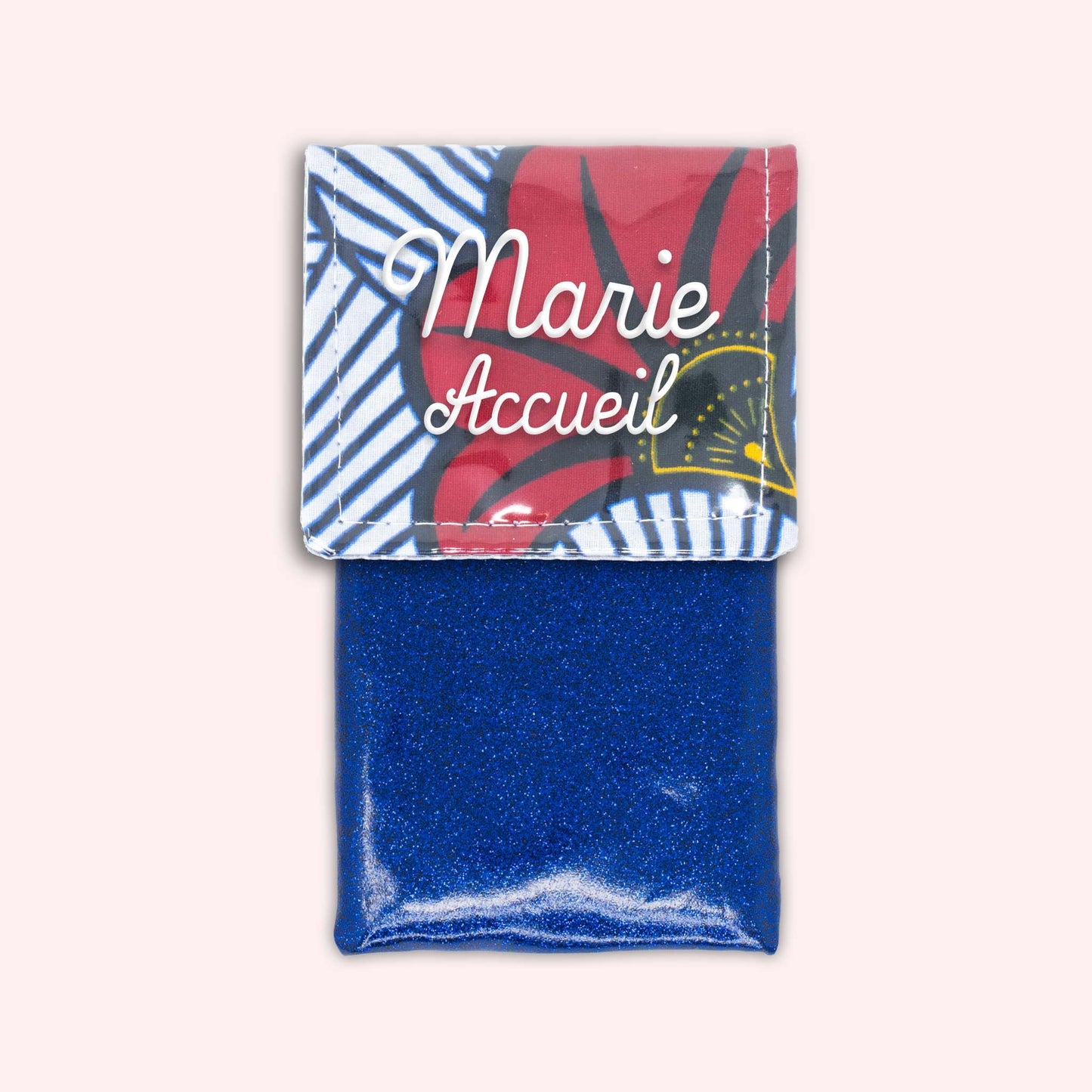 Pochette aimantée Wax Rouge et Orange
