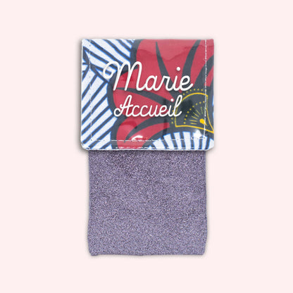 Pochette aimantée Wax Rouge et Orange