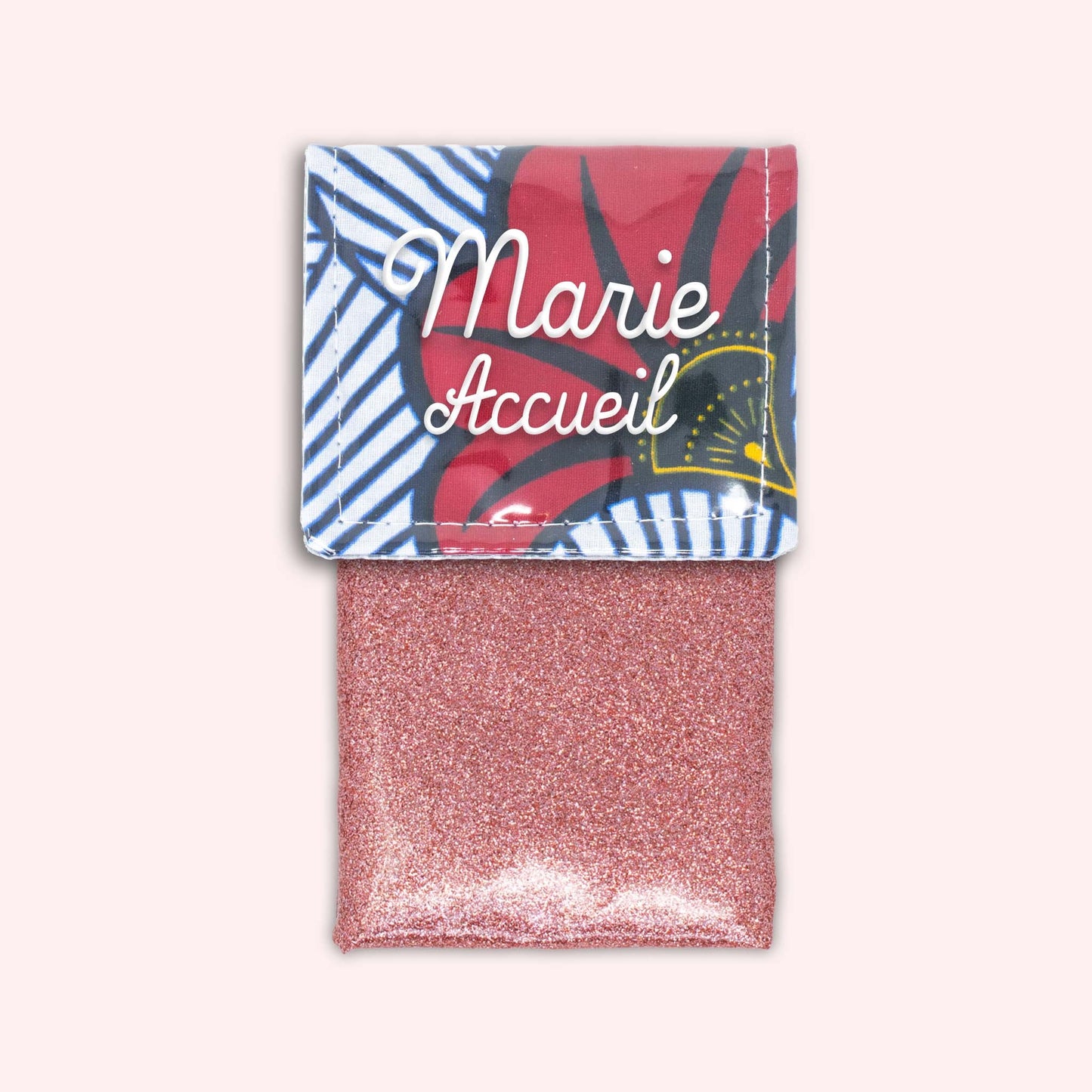 Pochette aimantée Wax Rouge et Orange