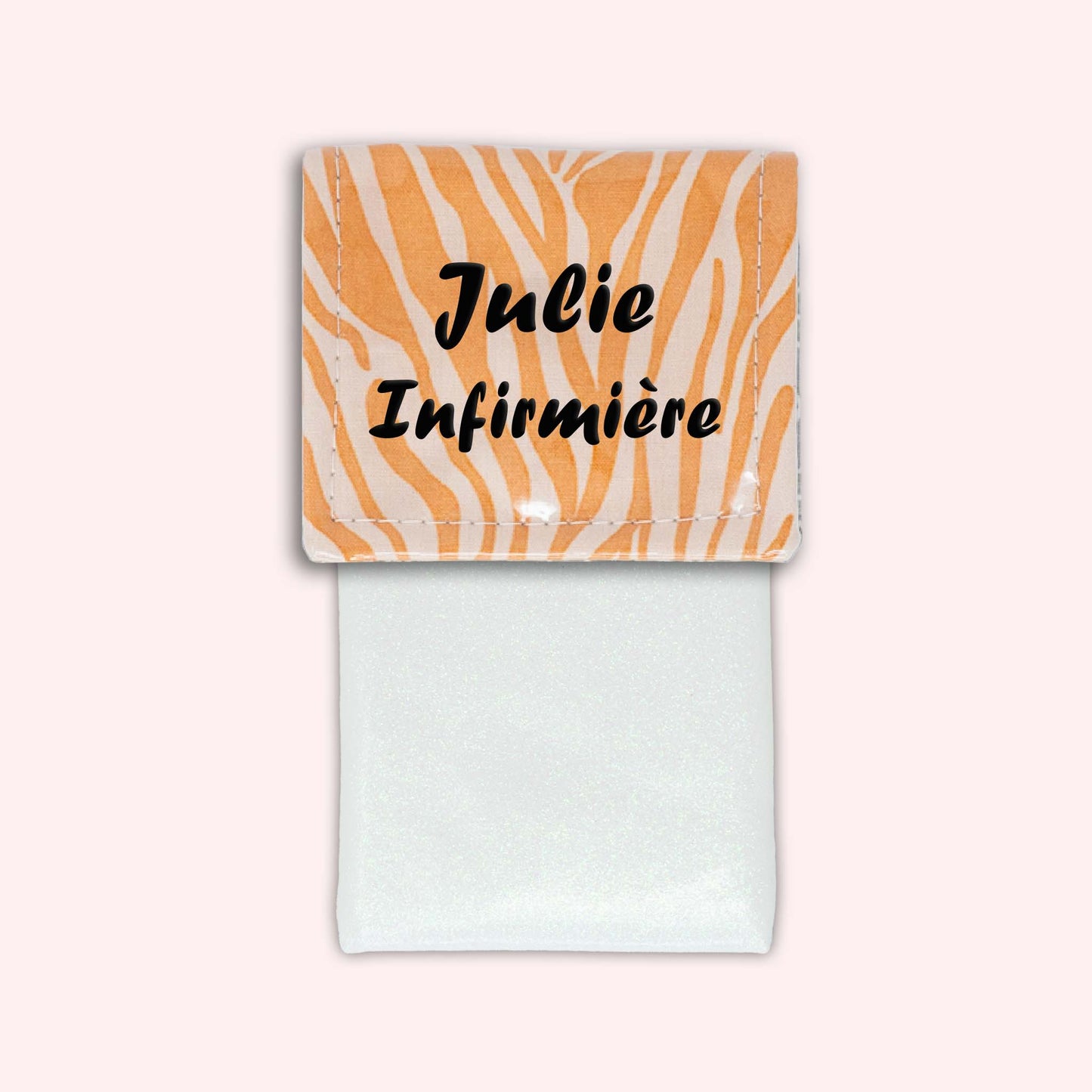 Pochette aimantée Zèbre Sable