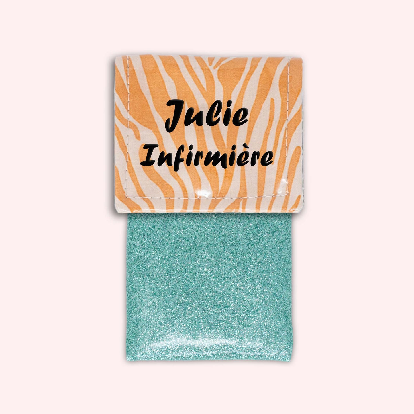 Pochette aimantée Zèbre Sable