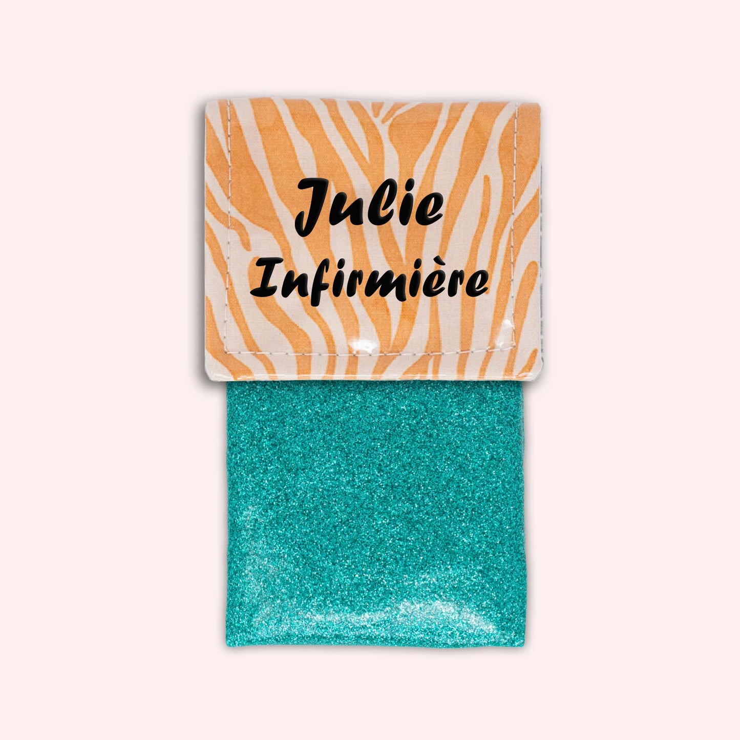 Pochette aimantée Zèbre Sable